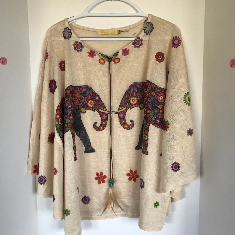 Cyn by Cynthia Mehra kaftan Sz OSFM (M-99)
